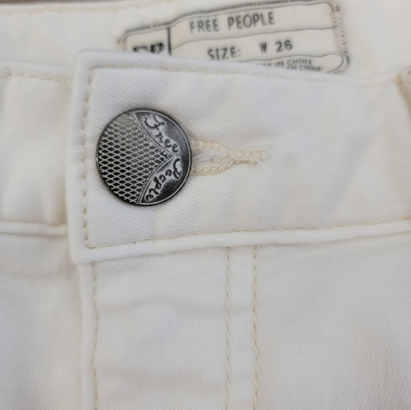 Free People 61855-16515125 Skinny Ankle  Distressed Ripped Stretch Jeans - Picture 8 of 12